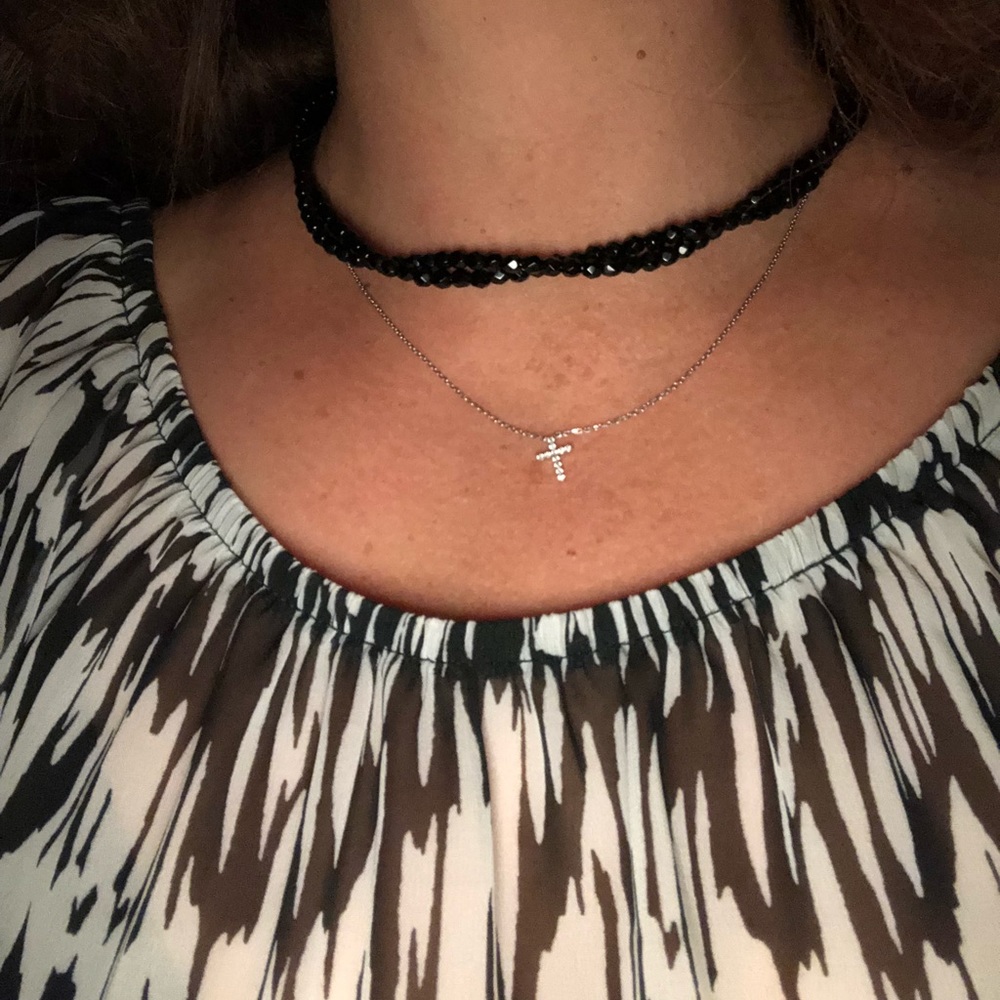 Goth Black Convertible Necklace